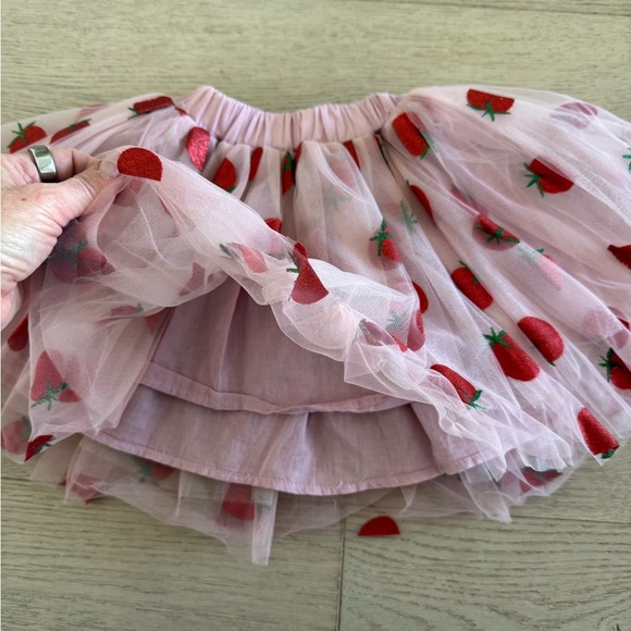 The Wishing Elephant Pink Strawberry Tutu size 4/5 - Picture 4 of 6